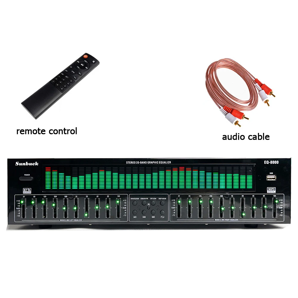 EQ8000 イコライザー Bluetooth 5.4 ファイバー同軸デジタルオーディオ