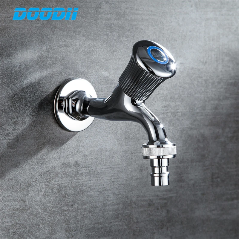 

DOODII Wall-mounted Tap Brass Bibcock Decorative Outdoor Garden Faucet Bathroom Washing Machine /mop Faucet Free Shipping