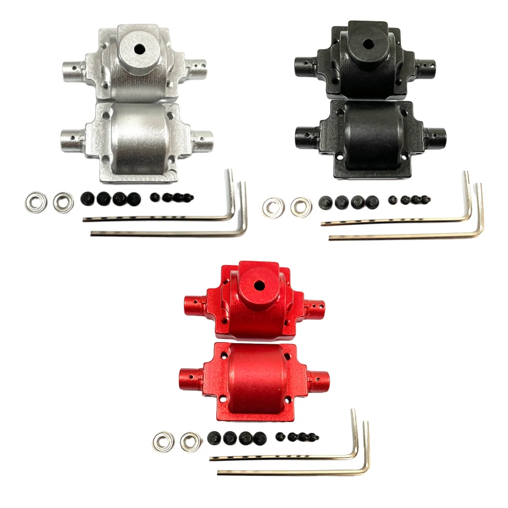 

Обновленный алюминиевый корпус коробки передач для передней и задней коробки передач HAIBOXING HBX 2098B 1/24 аксессуары для радиоуправляемых автомобилей