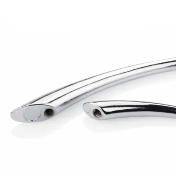 مقبض سبائك الزنك الصلبة المنحنية ، خزانة ، مقبض خزانة الأحذية ، أجهزة الأثاث ، مقبض خزانة النبيذ ، مقبض باب خزانة الملابس السوداء 5