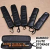 31-54cm Flute Storage Bag PU Leather Portable Bamboo Flute Protection Storage Bag Flute Musical Instrument Case Accessory 3