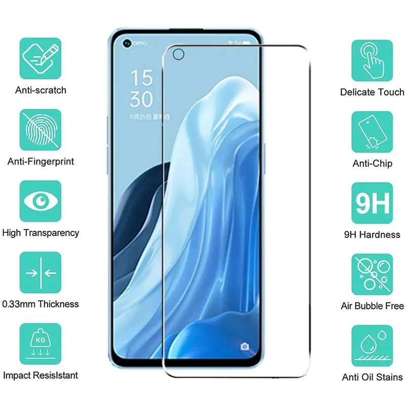 Premium 3-Pack Full-Coverage Tempered Glass Screen Protector Film