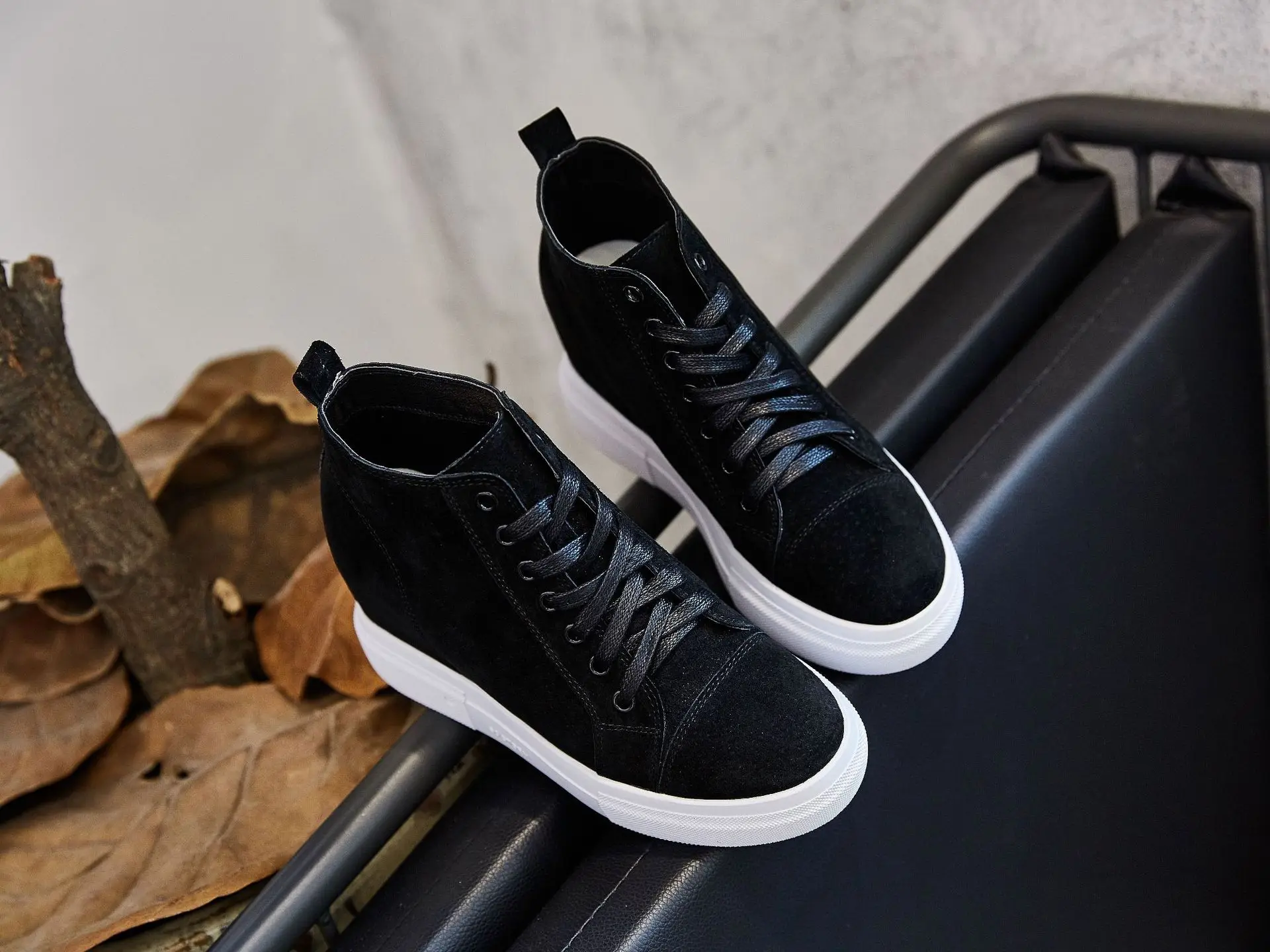 Zapatillas Deportivas De Tacón Oculto Para Hombre, Zapatos De Aumento Transpirables Plantilla De Aumento De