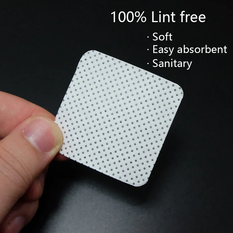1000pcs Lint Free Nail Wipes Nail Polish Remover Pads Absorbent Soft Eyelash Extension Glue Cleaning Wipes Removal Manicure Tool 3