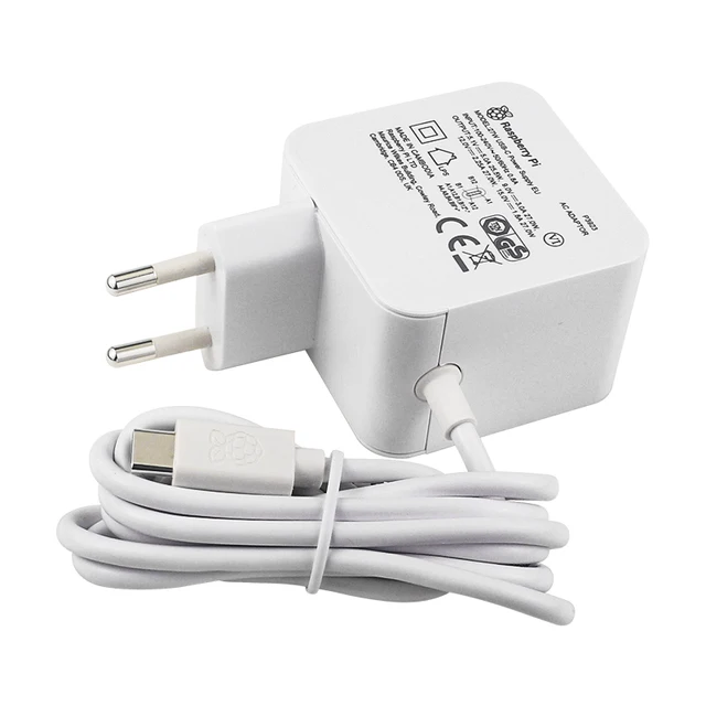 Raspberry pi-公式電源,27W, USB-C v,5a,pd充電器と互換性,EU,us 