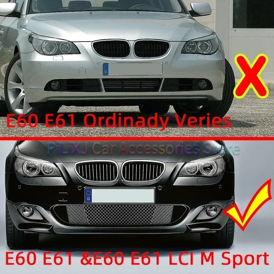 Headlamp Washer Nozzle Cover For BMW 5 E60 E61 LCI M-Sport 2003-2010 #51117897211