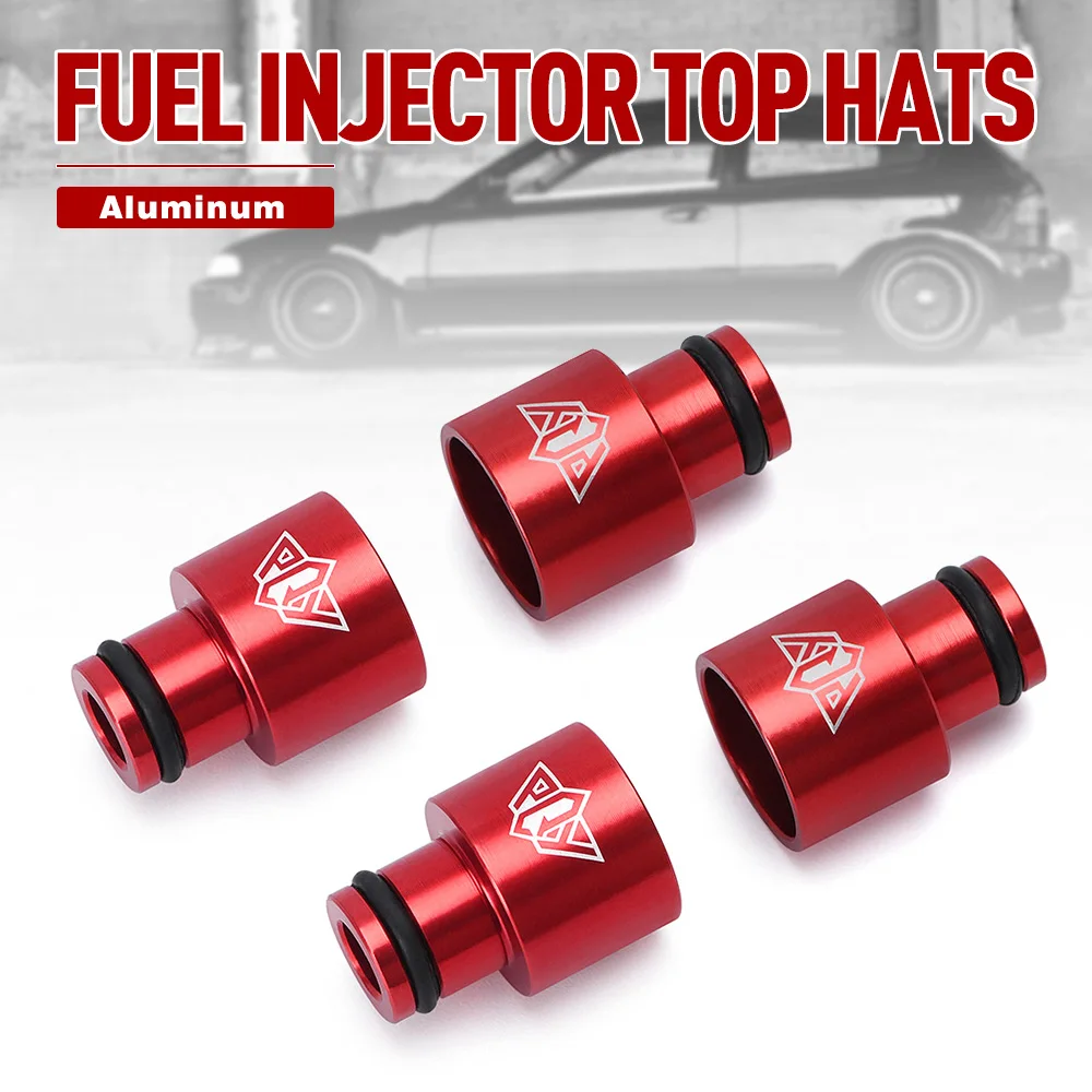 Fuel Injector Hat Nozzle Adapter 4pcs fuel injector cleaner diesel injector tube fuel injector removal tool