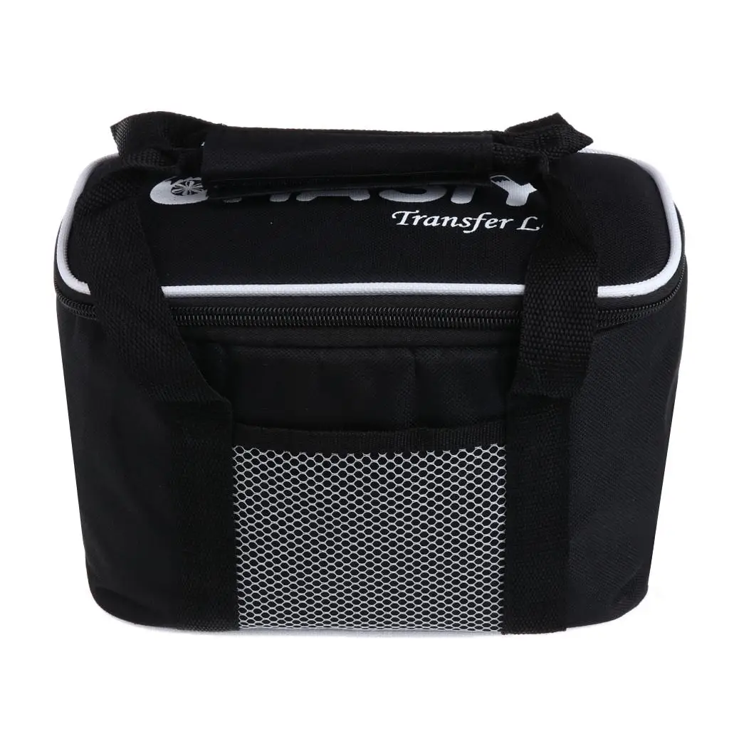 Portable Lunch Box Travel Picnic Tote Insulated Cooler Bag with Zipper 16cm