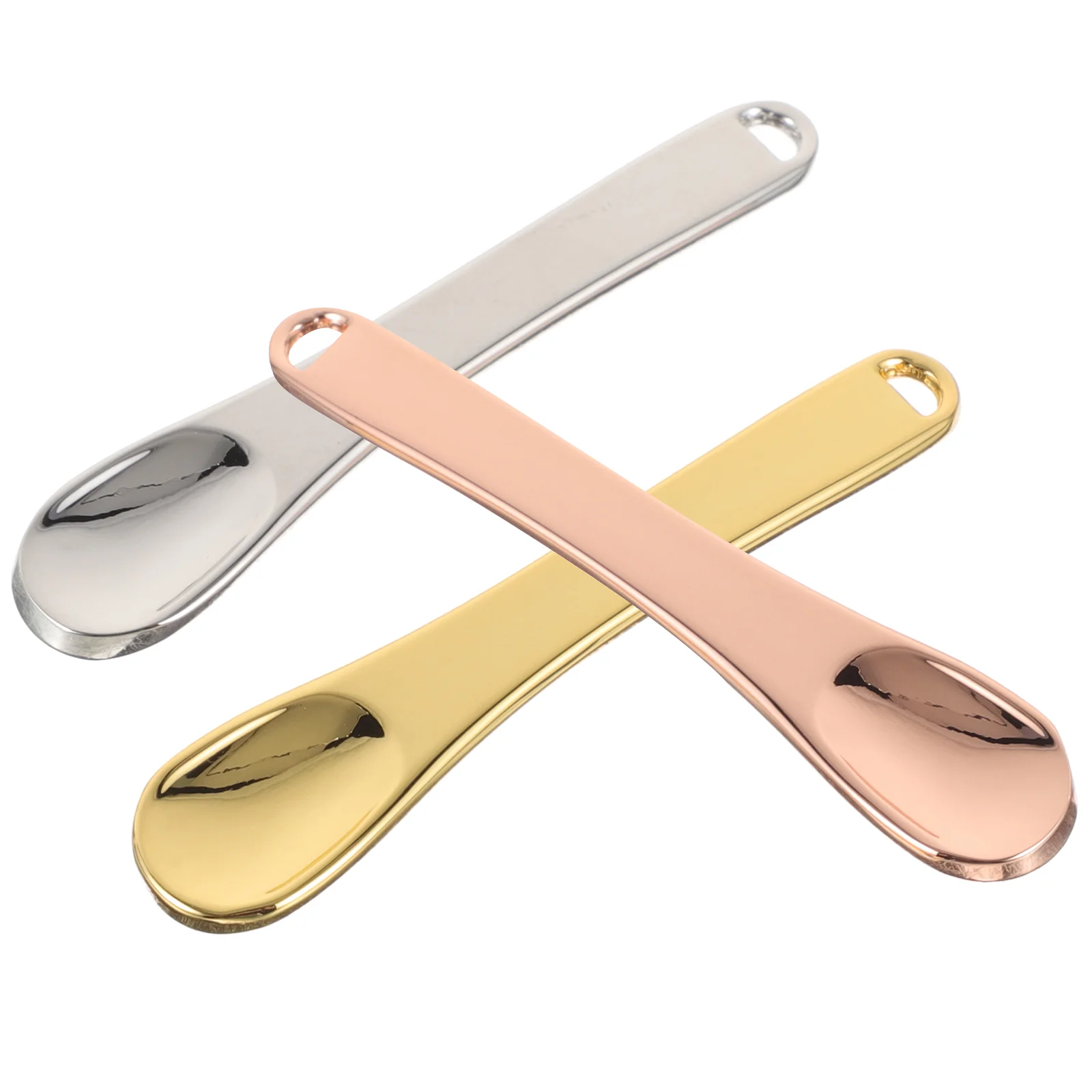 

3 Pcs Eye Cream Spoon Tool Face Cream Skin Care Mini Facial Makeup Aluminum Alloy Beauty Lotion