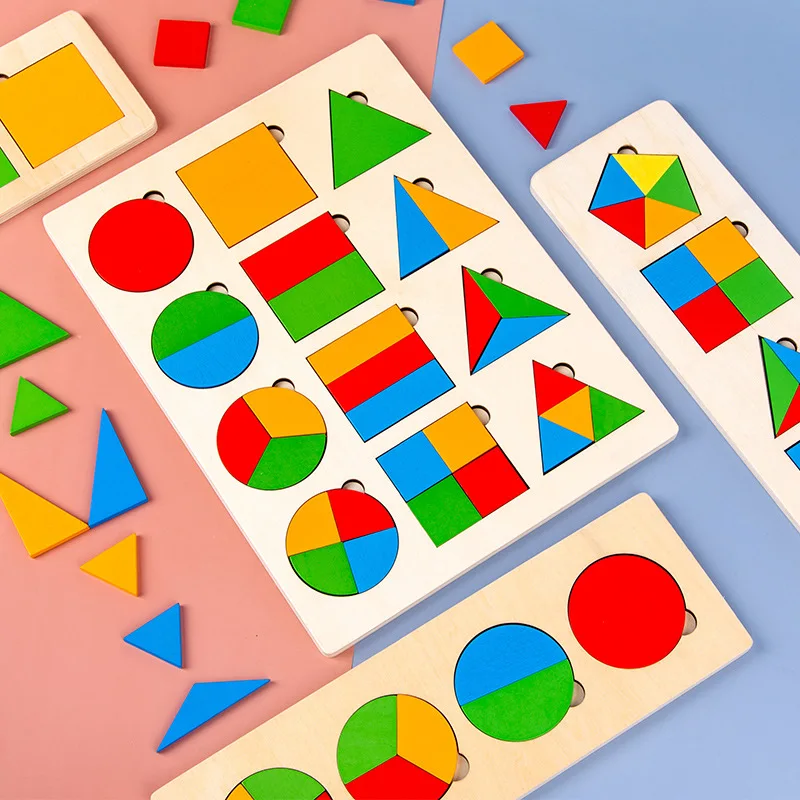 Montessori 3D Shape Board 2