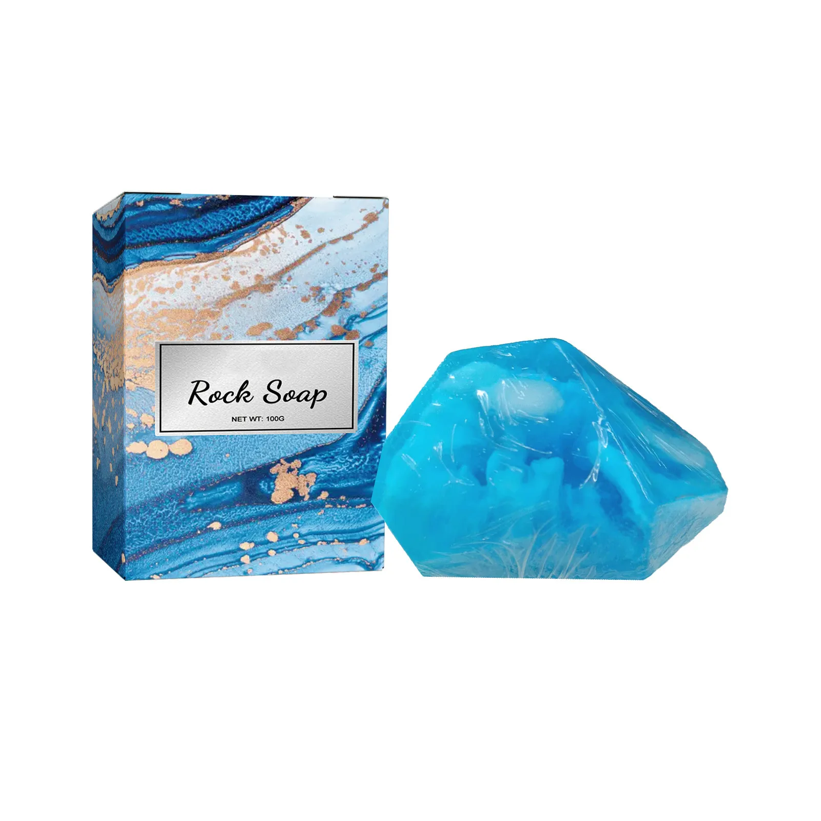 Soap Bar Hand Soap Bar Whole Body Rocks Moisturizing Exfoliating Scrub Set For Body Hand Scented Back Sponge with Rope