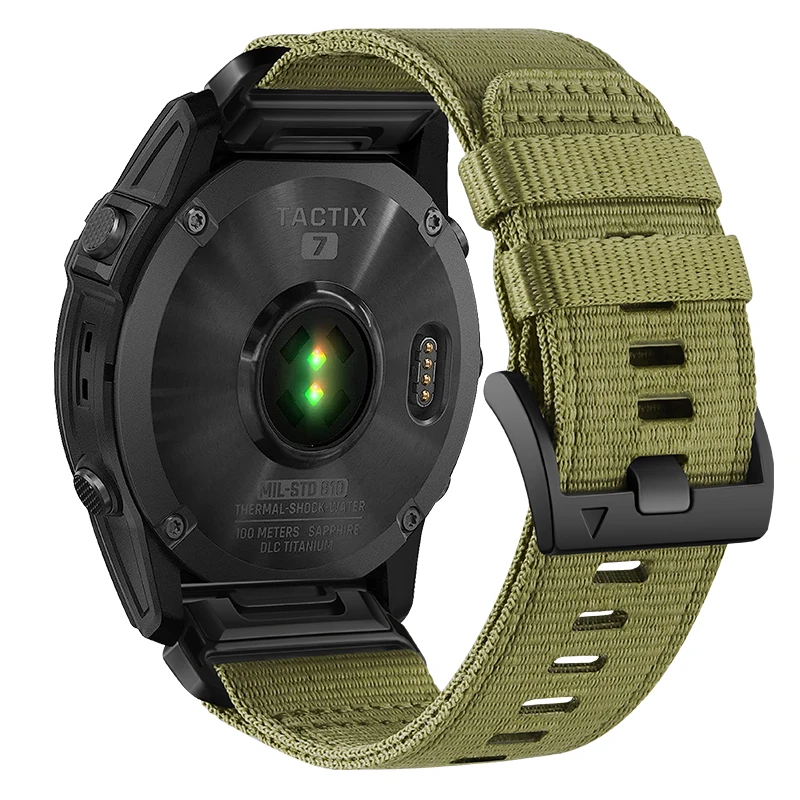 

Ремешок для Garmin Fenix 6X/6X Pro/Tactical x 7 Pro, нейлоновый браслет для наручных часов Fenix 7X Pro/Instinct/Epix 2, 22 мм 26 мм