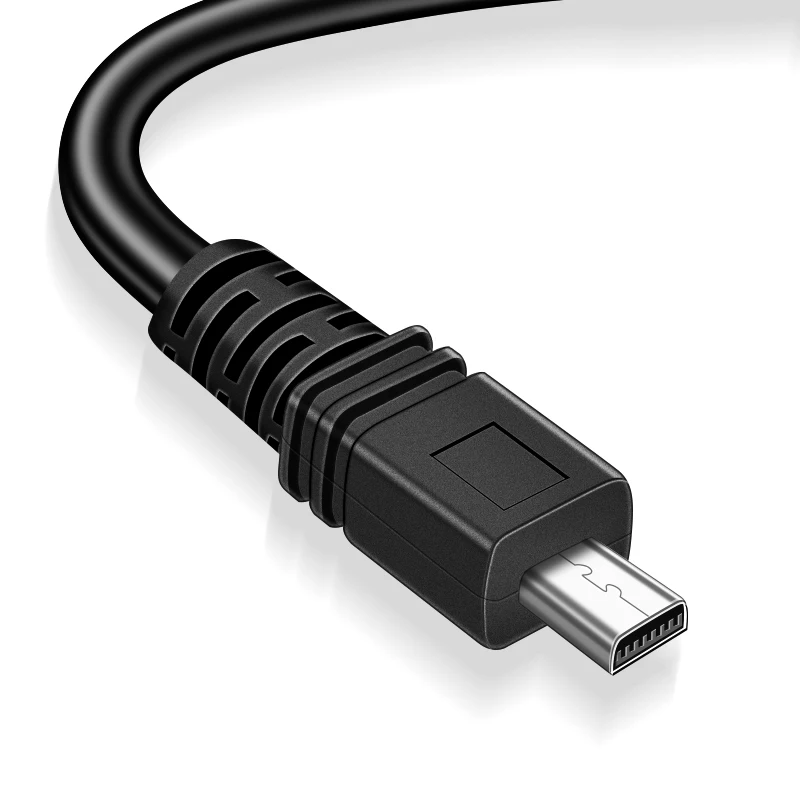 UC-E6 Digital Camera USB Data Cable Mini 8 Pin  for Nikon CoolPix Fuji Panasonic Olympus Sony 1M 1.5M 2