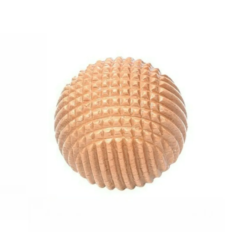 Solid Wood Massage Ball for Muscle Relief and Grip Enhancement