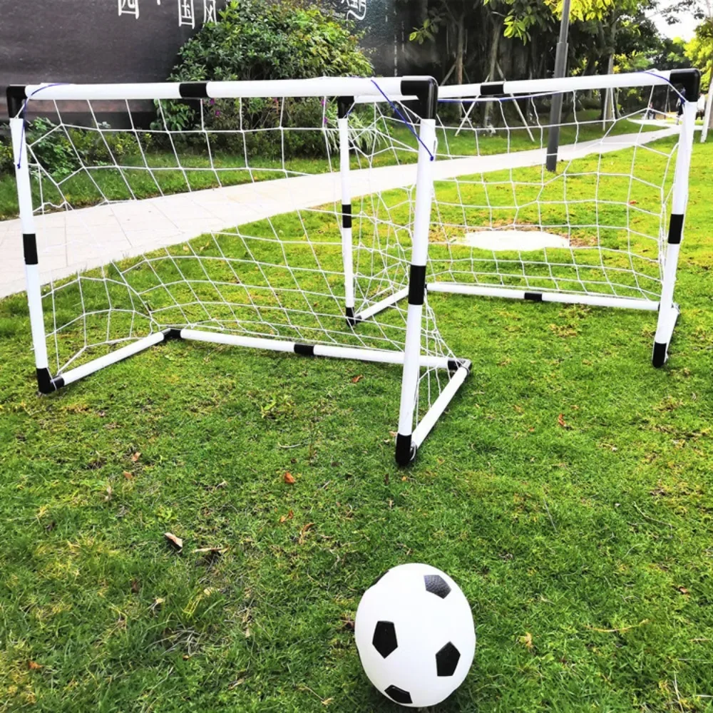 더블 축구 골 어린이 휴대용 실내외 스포츠 플라스틱 92cm