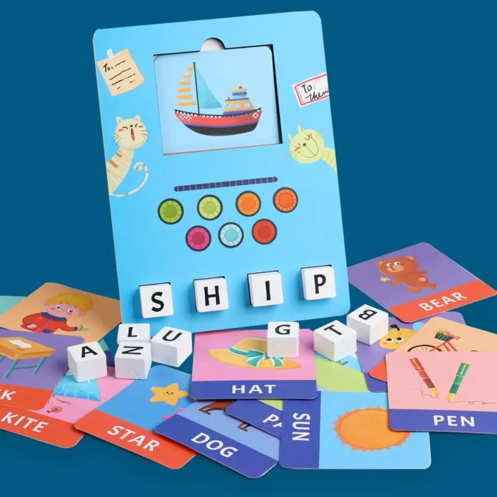 Alphabet Classification Alphabet Learning Building Blocks Education Cognition Cartoon Puzzle Educational DIY Wooden