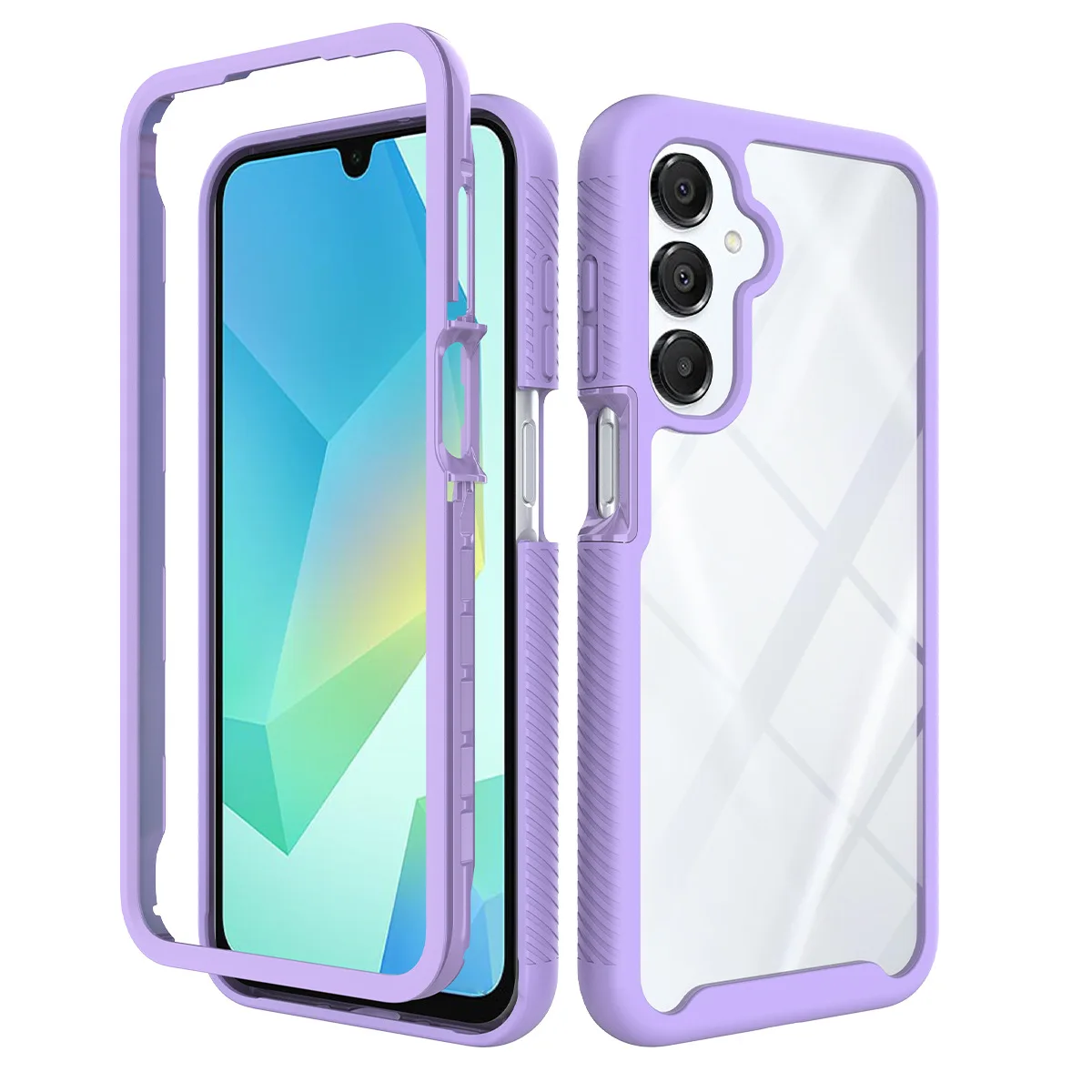Premium Dual-Layer Shockproof Clear TPU/PC Sky Case Cover