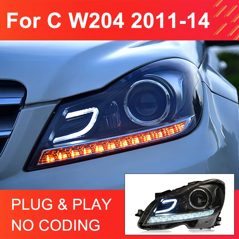 

Передние фонари для Mercedes Benz C W204 2011-2014, 1 пара
