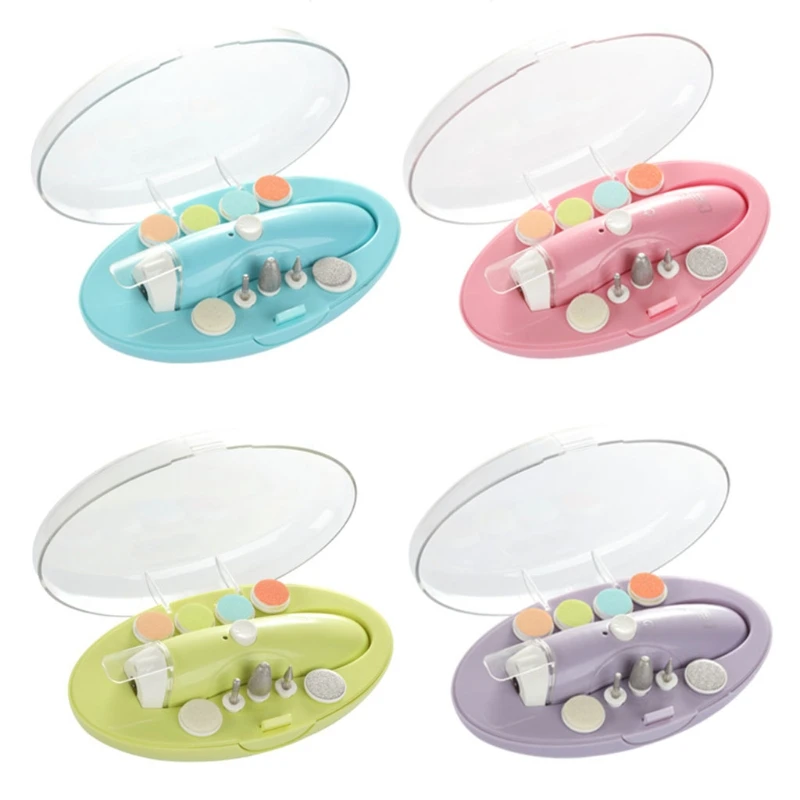 

9 in 1 Rechargeable Baby Trimmer File Electric for Newborn Infant Drop shipping