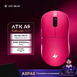 Enhanced Wireless Gaming Mouse with Ultra - High Precision and RGB Lighting (A9 Ultimate Berry)