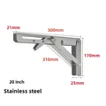 2pc stainless 20inch