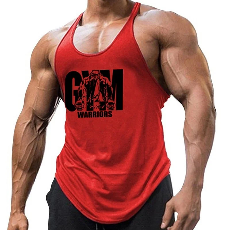 Gym Fitness Simple Solid Men Tank Top Soft Breathable Loose Round Neck Sleeveless Top Summer Daily Casual Cool Fashion Vest 3