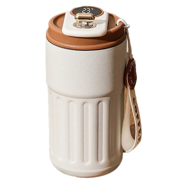 

450ML Smart Thermosbottle Digital LED Temperature Coffee Mug Stainless Steel Thermal Mug Tumbler Mug Portable Flasks