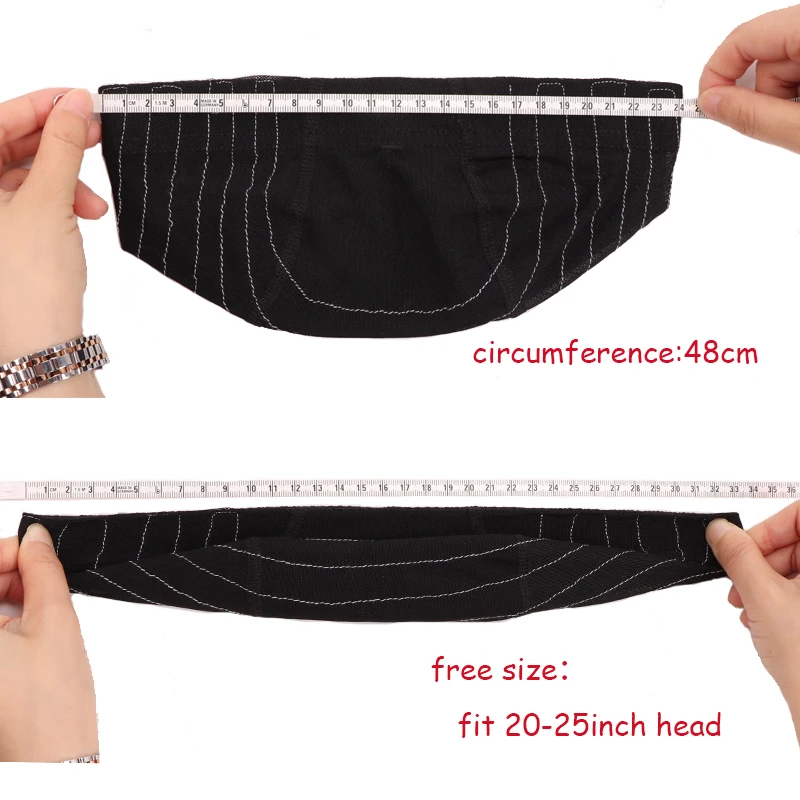 초보자용 Plussign 가발 모자, 4*4 13*4, 5 톱니 블랙 클립, 조절 가능한 탄성 밴드, 가발 제작용, 6PCs/S