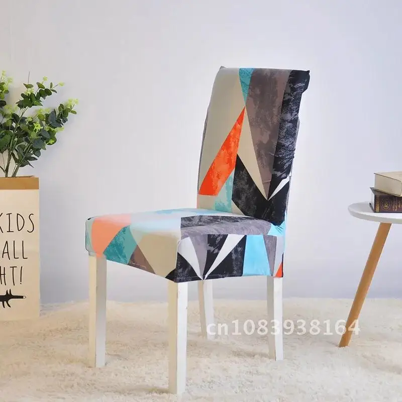 

Elastic Floral Printing Chair Cover Removable Stretch Anti-dirty Hotel Banquet Kitchen Seat Case Washable Dining Chair Covering