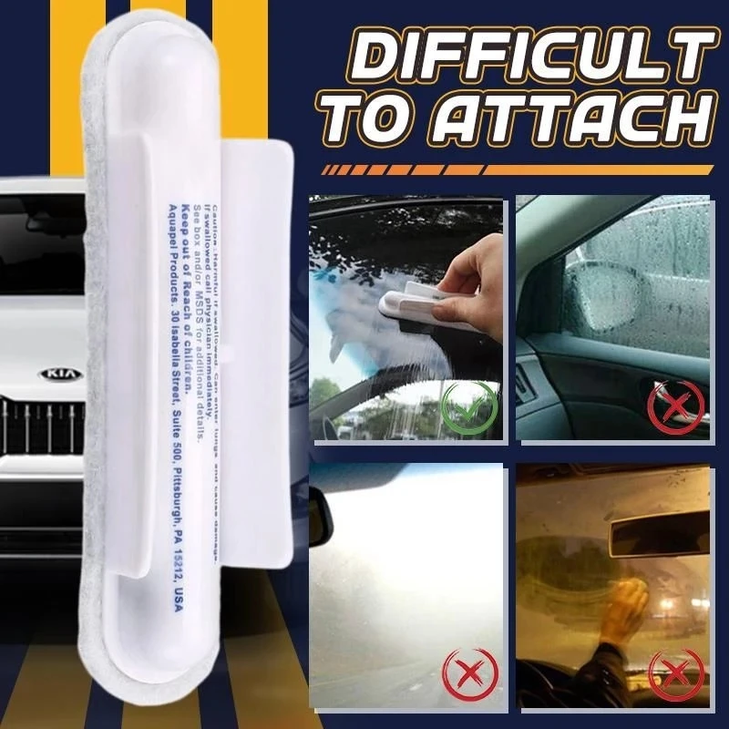 2Pc Anti Rain Water Car Windshield Wipers Vehicle Windshield Glass Window  Treatment Water Rain Repellent Repel Applicator Tool - AliExpress