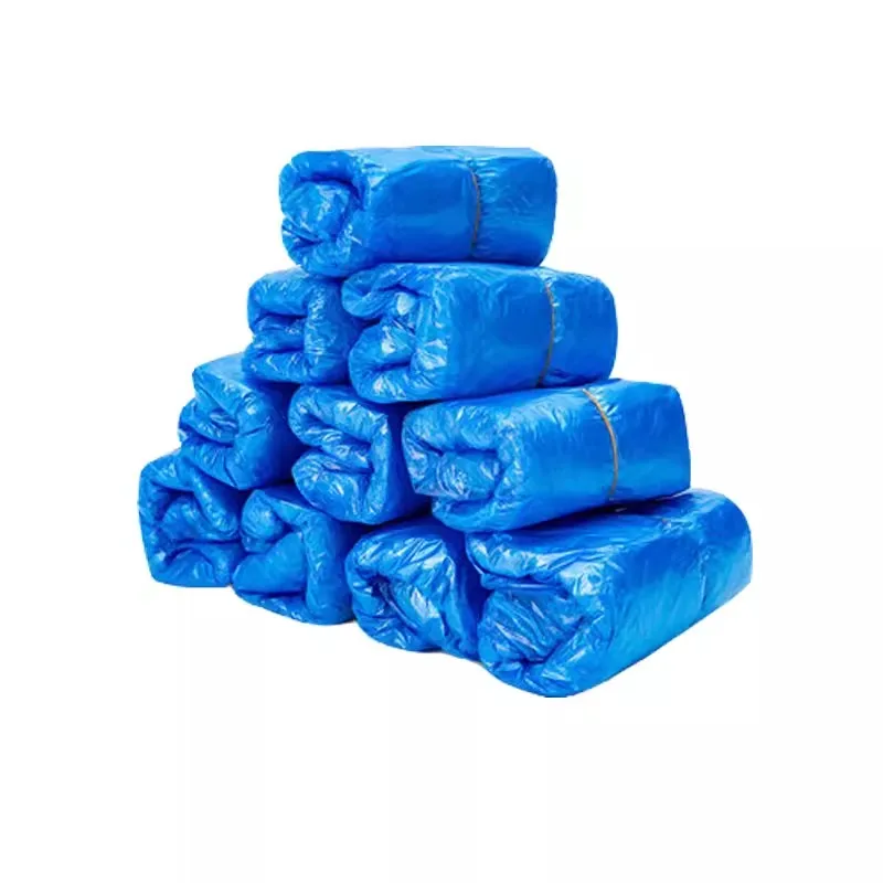 Disposable Shoe Covers Plastic Shoe Cover Rain Shoe Covers Shoe Covers 100 PCS Plastic Disposable Shoe Covers Cleaning Overshoes Outdoor Rainy Day Carpet Cleaning Shoe Cover Waterproof Covers