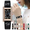 2025 Luxury Design Vintage Classic Diamond Women Watch Starry Square Simple and Stylish Roman Numeral Casual Quartz Wristwatch 2