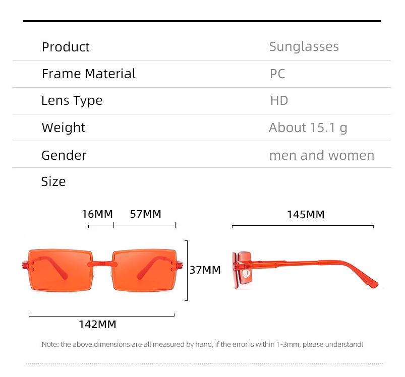 Fashio Vitage Suglasses Wome Rimless Frameless Rectagle Shades Gradiet Brad Summer Travelig Su Glasses for_voghion.com