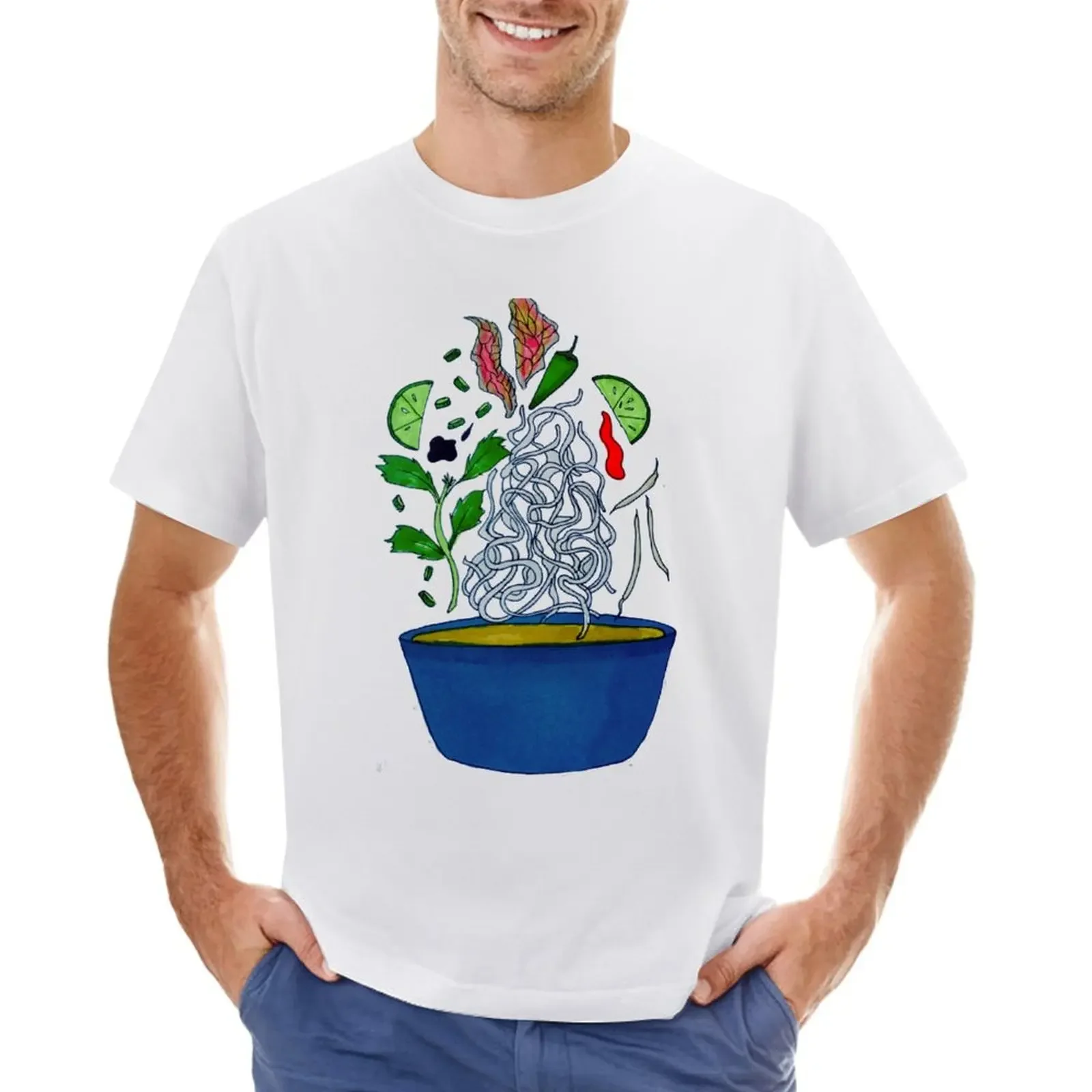 Pho(Ck) Sì! T-Shirt Anime Summer Top Magliette Grandi E Alte Per Uomo