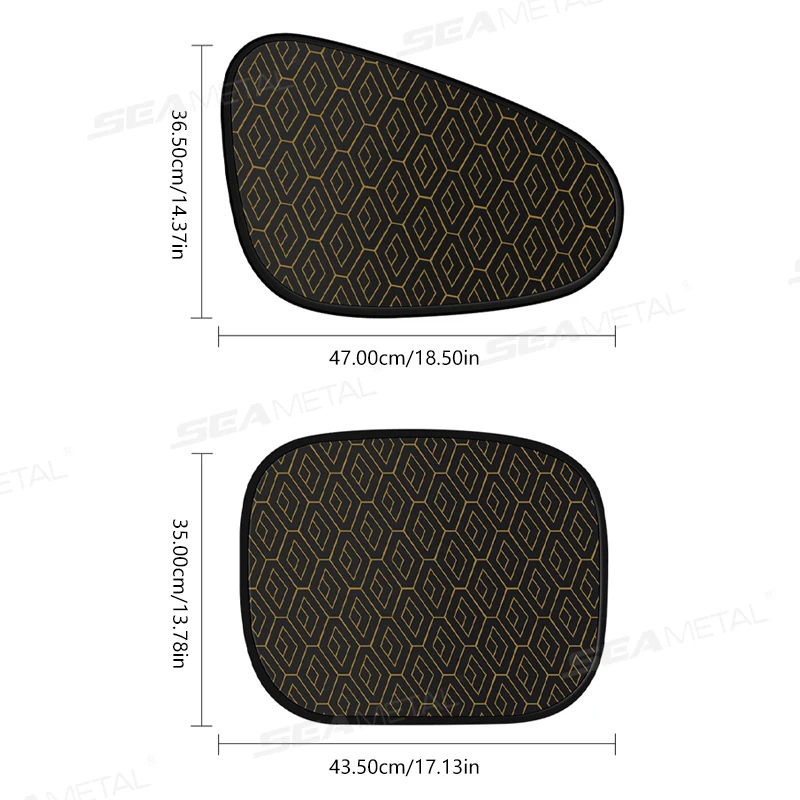 Car Window Sun Shade Curtain Electrostatic UV Reflective
