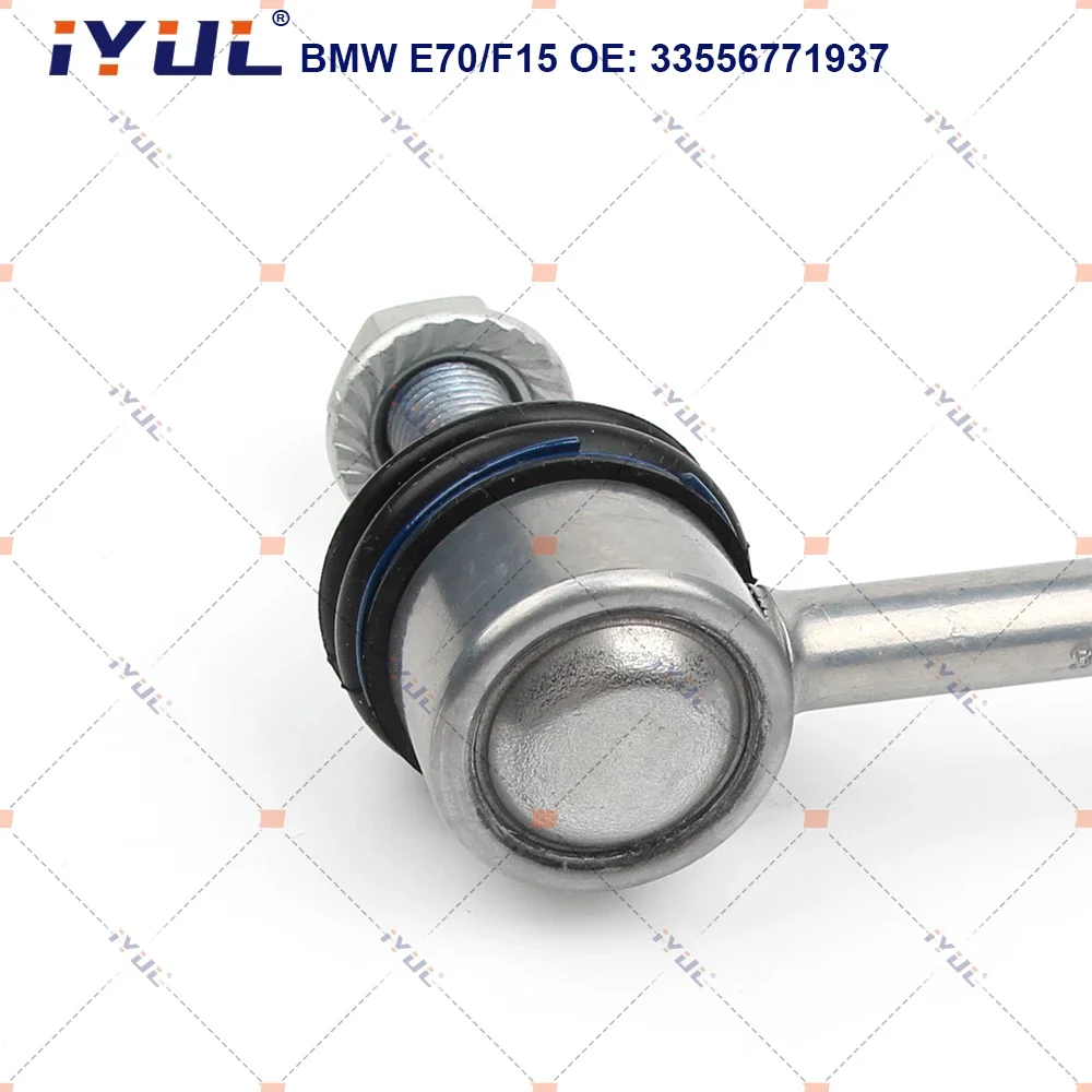 Rear Axle Sway Bar End Stabilizer Link Ball Joint For BMW X5 X6 Series E70 E71 E72 F15 F85 F16 F86 Hybrid 33556771937 A Pair