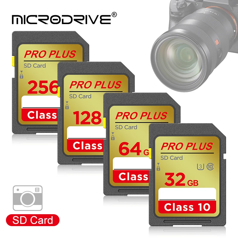 Ʈ  SD ī, 32GB SDHC 64GB 128GB 256GB SDXC Class10 ޸ ī, C10 USH-1 , ī޶ ڵ DV SLR