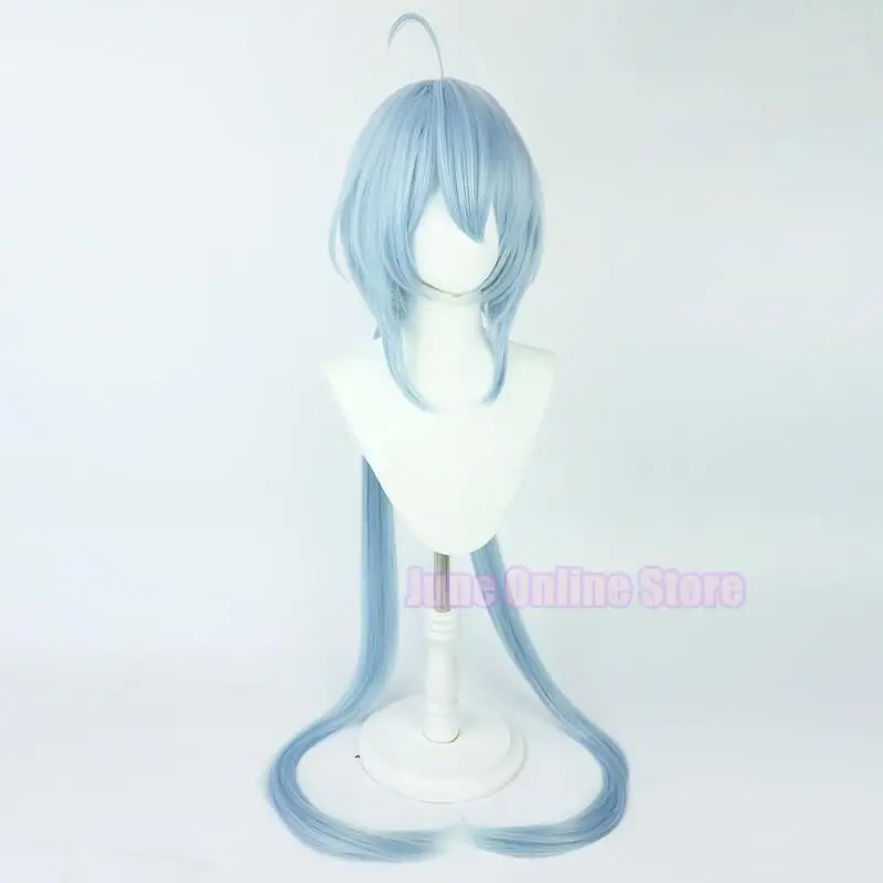 

Game Honkai Impact 3 Griseo Cosplay Wig Blue Long Wig Heat Resistant Hair for Halloween Role Play Party Costume Wig + Wig Cap