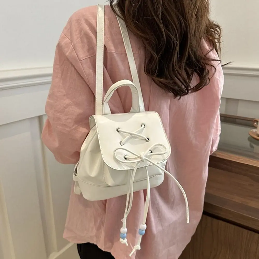 

Bowknot Bow Backpack Sweet Cute Large Capacity Ballet Style Shoulder Bag Y2k Handbag School Bag Spicy Girl