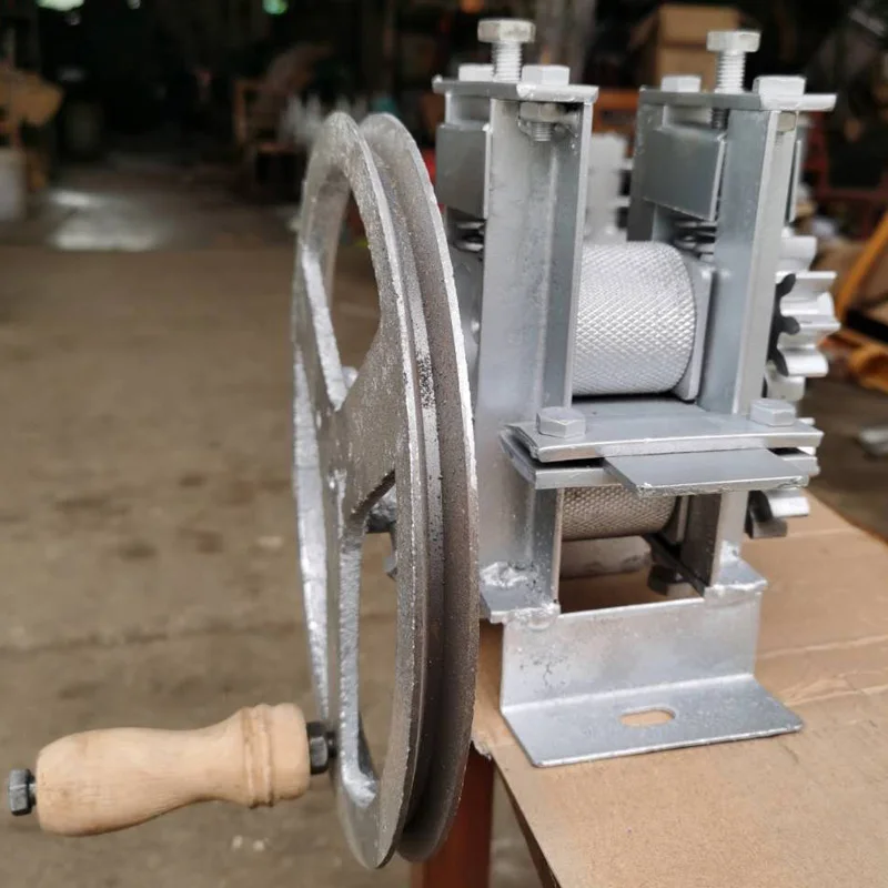 Manual Bamboo Strip Making Machine Hand-Cranking Wood Strips Slicing Machine Bamboo Chip Separator Bamboo Processing Tool