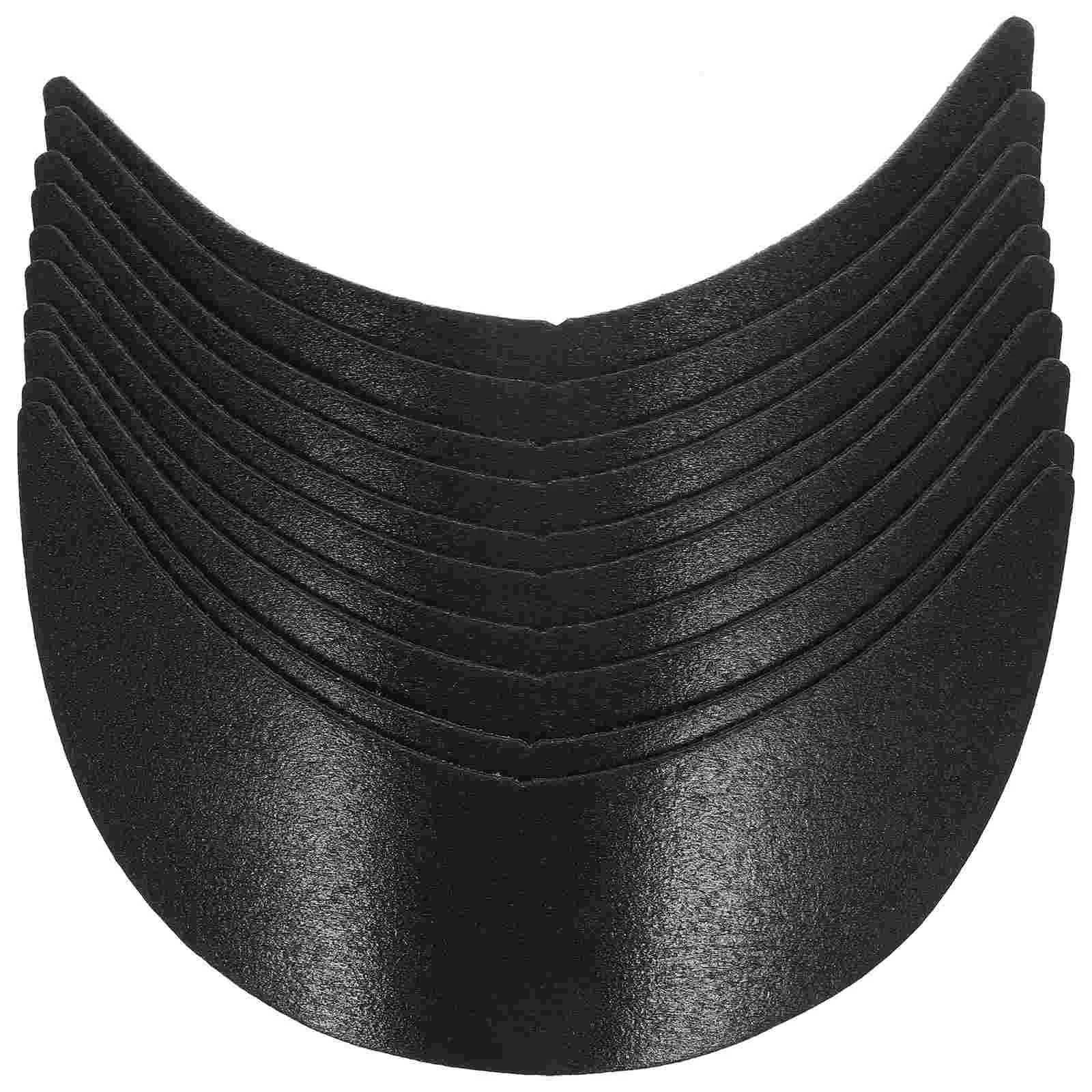 

10 Pcs Hat Brim Accessories Peaked Visor Cap Shaper Insert Caps Liner Sun Inserts for Baseball Brims