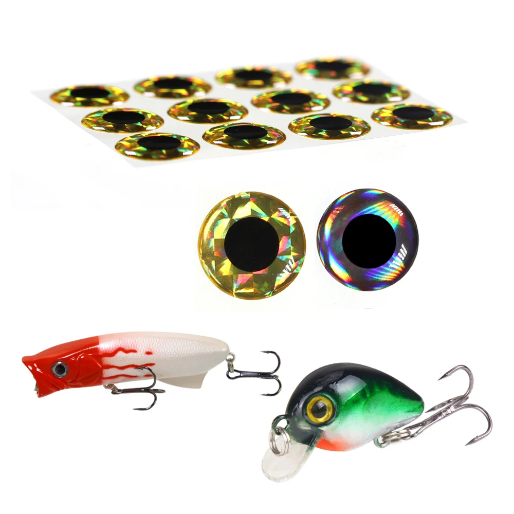 17mm 18mm Big Size 3D Holographic Eyes for Fishing Lure Making Saltwater Flies Tying Jigs Craft Dolls 50pcs/100pcs fishing lure