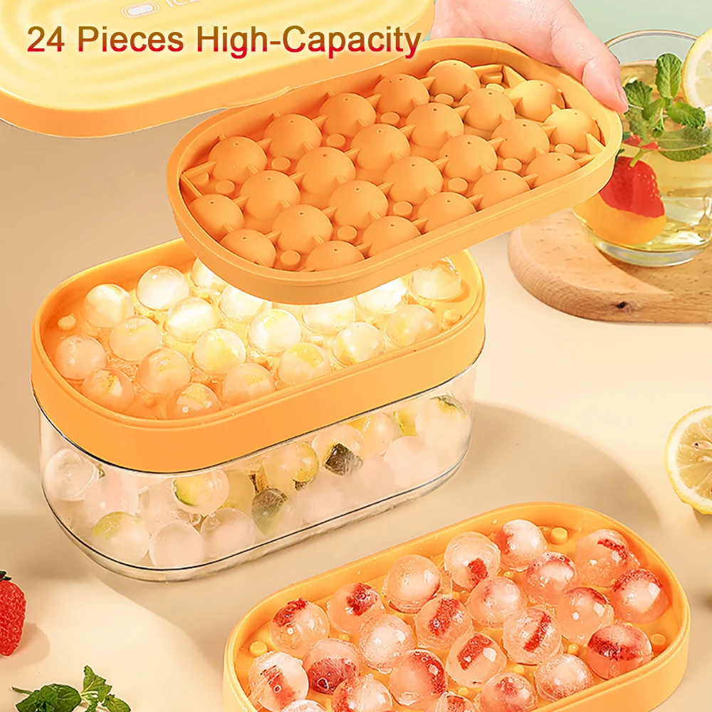 24 Grids Ice Lattice Cube Tray Box - China Ice Lattice, Ice Cube