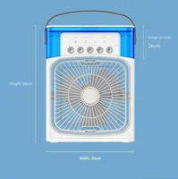 Spray refroidissement climatisation Mini dortoir étudiants été charge muet petit ventilateur de bureau humidificateur de bureau ventilateur Amagi 5