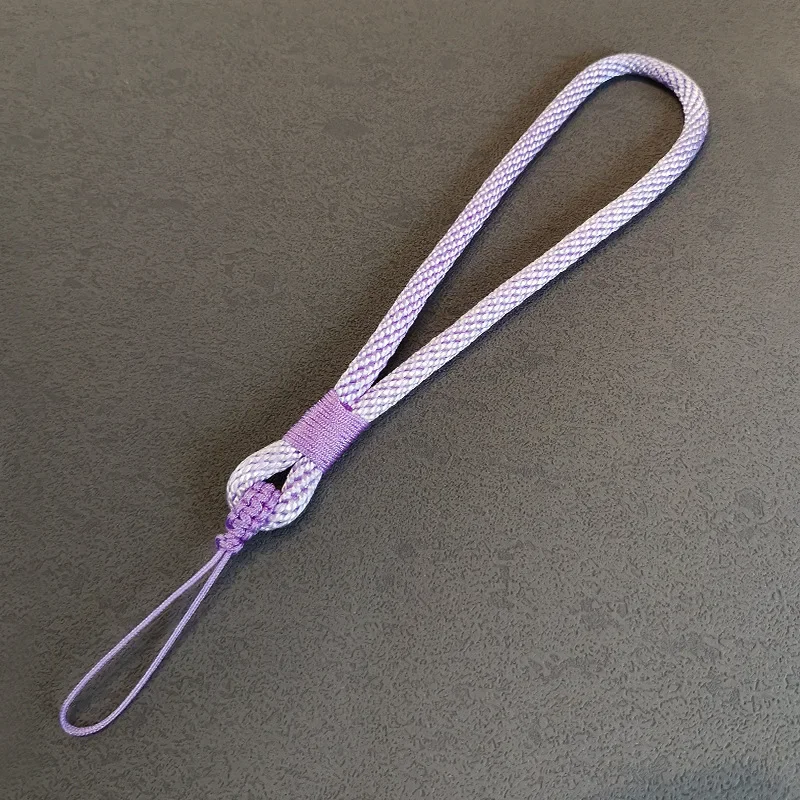 Colorful Hand-Woven Mobile Phone Wrist Lanyard - Anti-Loss Accessory