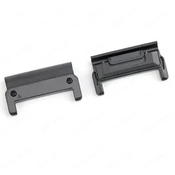 Zinc Alloy Quick Release Connector with Easy Fit Buckle Strap Adapter - 26mm - 22mm (2pcs Black)