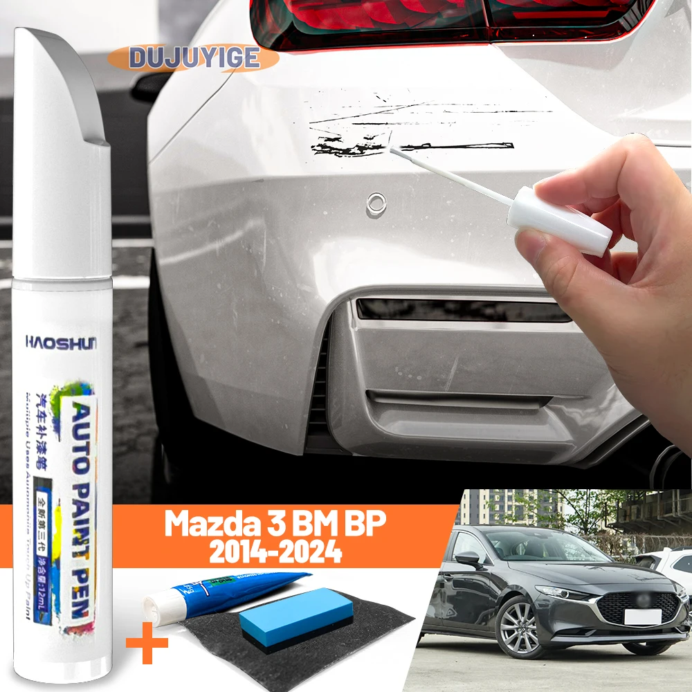 Car Paint Pen Paint Care Fixer Scratch Repair Wax Painting Scratch Remover For Mazda 3 BM BP 2014-