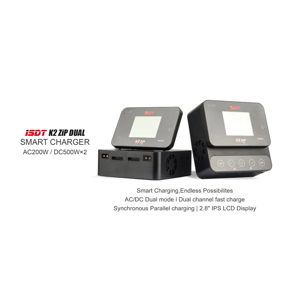 ISDT K4 K2Air K2 K1 Battery Balance Charger Discharger AC 400W DC 600W Smart Charger for Life/Lilon/LiPo/LiHv/Pb/NiMH Battery thumbnail 3