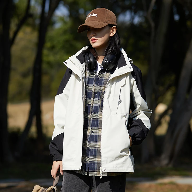 

Парка для пары, походные куртки на весну и осень, уличная водонепроницаемая куртка, Мужская ветровка от дождя, женские куртки для кемпинга, бега, альпинизма