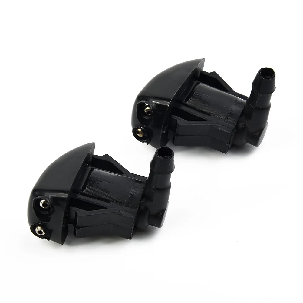 

2Pcs Front Windshield Wiper Water Spray Jet For Mazda 3 5 6 BK GG1 BN8V-67-510 Washer Nozzles Glass Spray Accessory